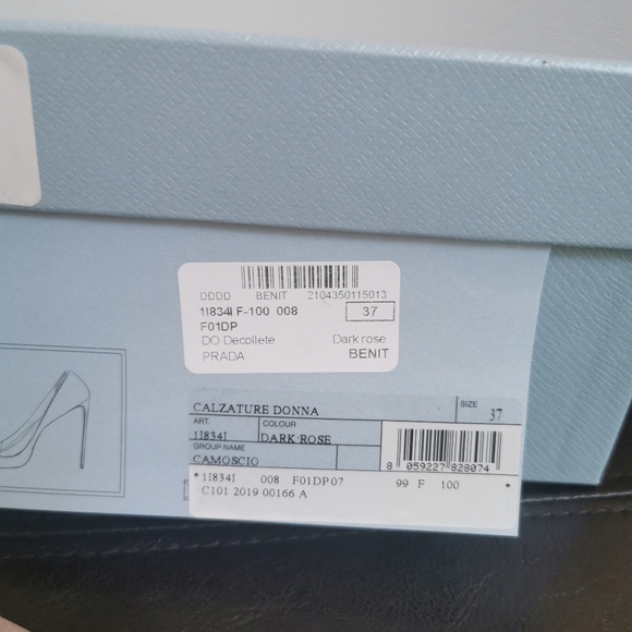 Last chance πHOST PICKπPrada Suede Pump US 7 - Picture 8 of 8